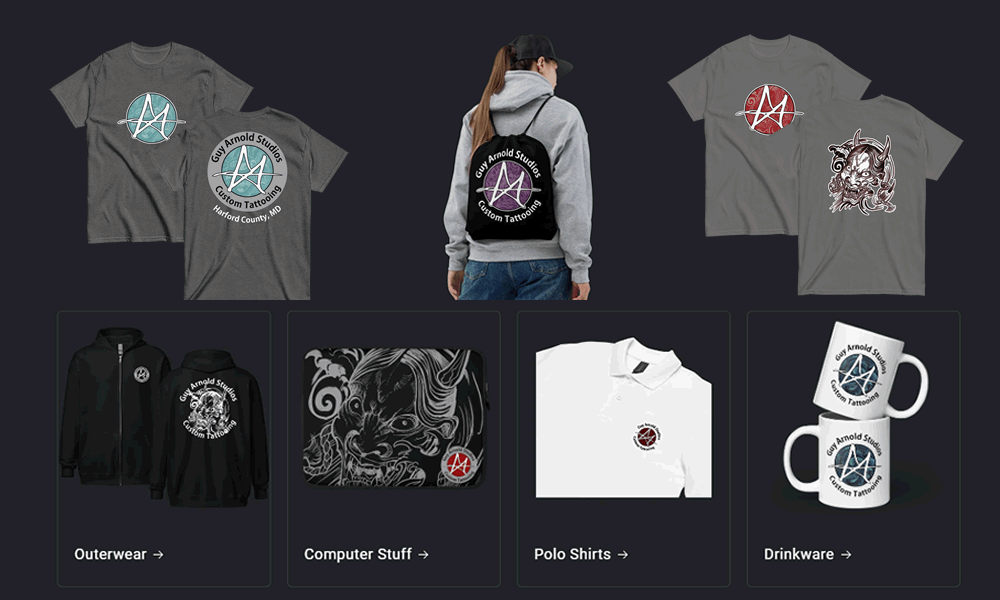 Guy Arnold Studios Merch Shop